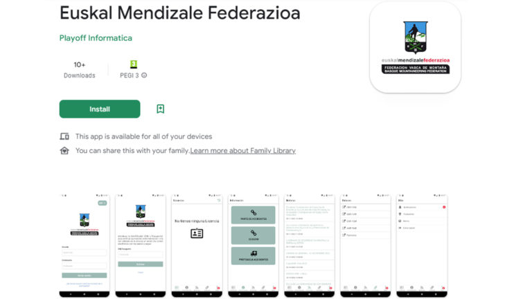 ‘Euskal Mendizale’, EMFren APP berria