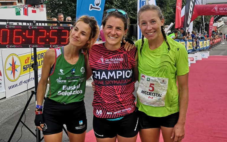 Ainara Urrutiak bigarren postu bikaina lortu du Grigne Skymarathon proban
